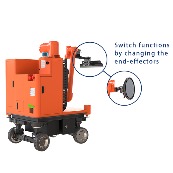 Spray-scraping & Sanding Integrated Robot DPD445E