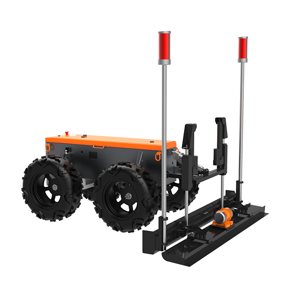 Four-wheel Concrete Laser Screed Robot